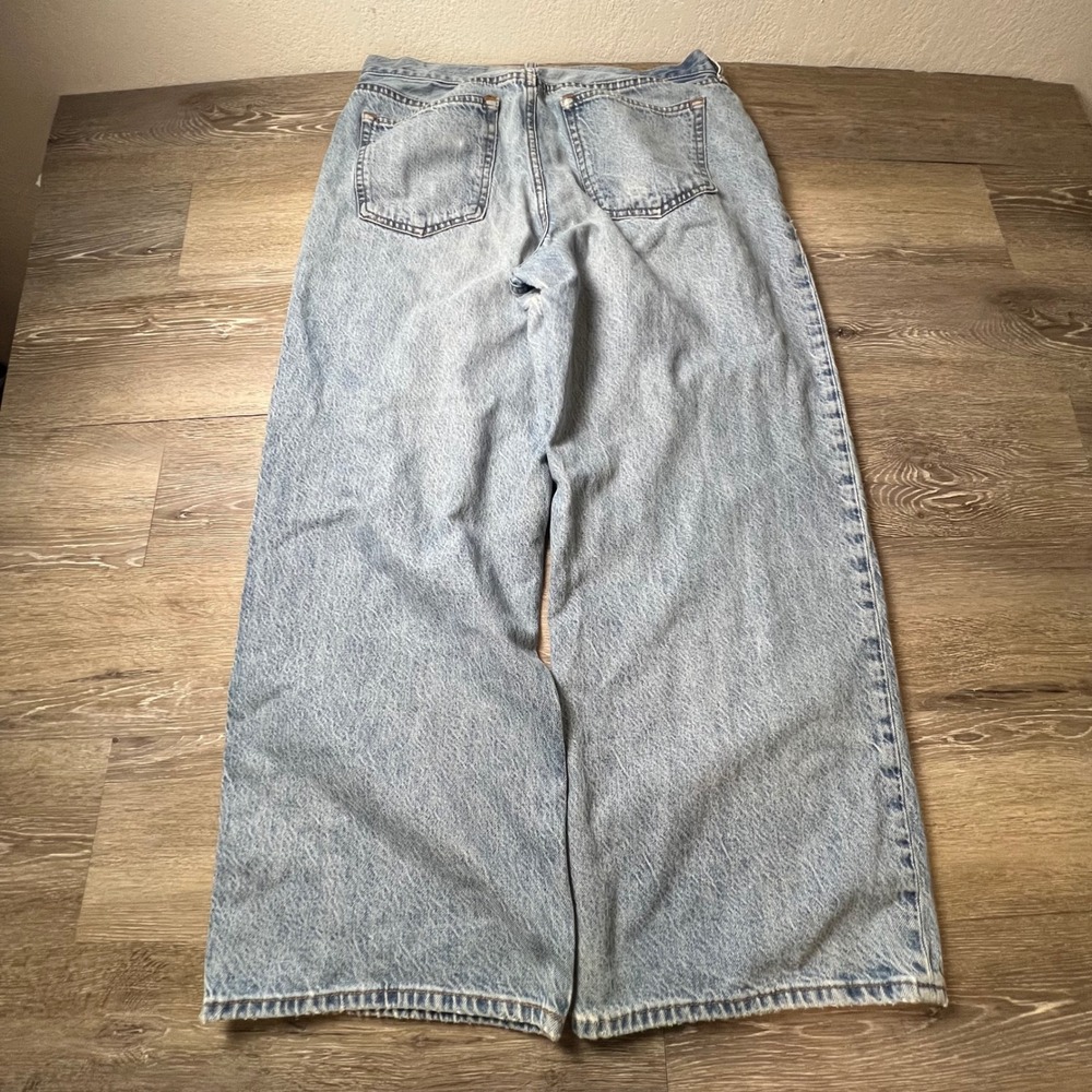Abercrombie & Fitch Ultra Loose Jeans Womens 29 Short Light Wash Baggy Low Rise